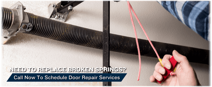 Broken Garage Door Spring Bloomington MN